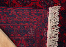 Load image into Gallery viewer, High Knot Old Afghan Turkman Rug
