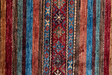 Load image into Gallery viewer, Tribal Stripe Zeigler Afghan Rug
