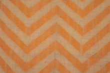 Load image into Gallery viewer, Burnt Sienna Geometric Jute Dhurrie
