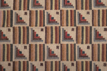 Load image into Gallery viewer, Heritage Stair-Step Wool Dhurrie Rug
