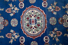 Load image into Gallery viewer, Imperial Blue Indo Kashan Rug
