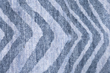 Load image into Gallery viewer, Luxury Bamboo Silk Carpet – Modern Zebra Pattern Grey Area Rug
