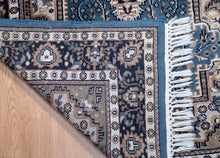 Load image into Gallery viewer, Royal Blue Medallion Wool Rug
