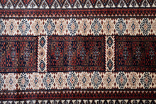 Load image into Gallery viewer, Geometric Tribal Panel Wool Rug
