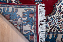 Load image into Gallery viewer, Imperial Red Elephant Wool Rug
