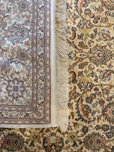 Load image into Gallery viewer, Millefleurs High Knot Ivory Silk Rug
