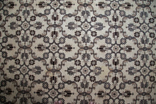 Load image into Gallery viewer, Ivory &amp; Grey Lattice Wool Rug
