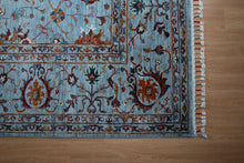 Load image into Gallery viewer, Sky Blue Zeigler Afghan Rug
