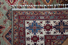 Load image into Gallery viewer, Pastel Sage Zeigler Afghan Rug
