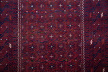 Load image into Gallery viewer, Crimson Gul Afghan Wool Runner Rug
