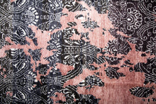 Load image into Gallery viewer, Vintage Noir Bamboo Silk Rug
