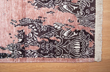 Load image into Gallery viewer, Vintage Noir Bamboo Silk Rug
