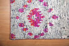 Load image into Gallery viewer, Pink Ikat Recycled Silk Rug
