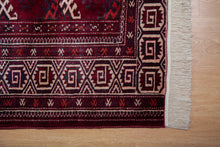 Load image into Gallery viewer, Deep Red Afghan Tribal Wool Rug

