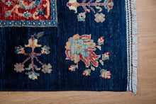 Load image into Gallery viewer, Midnight Garden Panel Afghan Ziegler Rug

