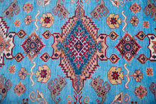 Load image into Gallery viewer, Sky Blue Tribal Afghan Ziegler Rug

