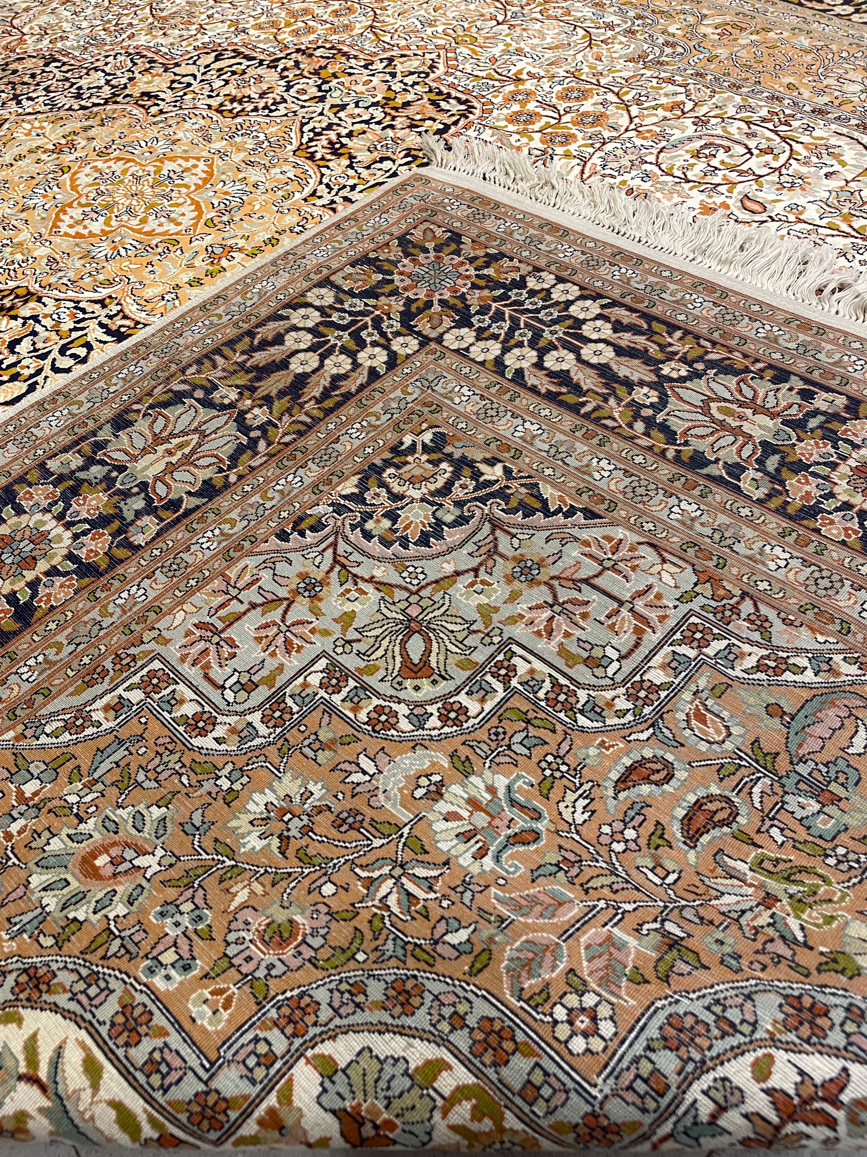 Super Fine Kashmiri Silk Carpet