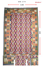 Load image into Gallery viewer, Vibrant Heritage Afghani Kilim Rug

