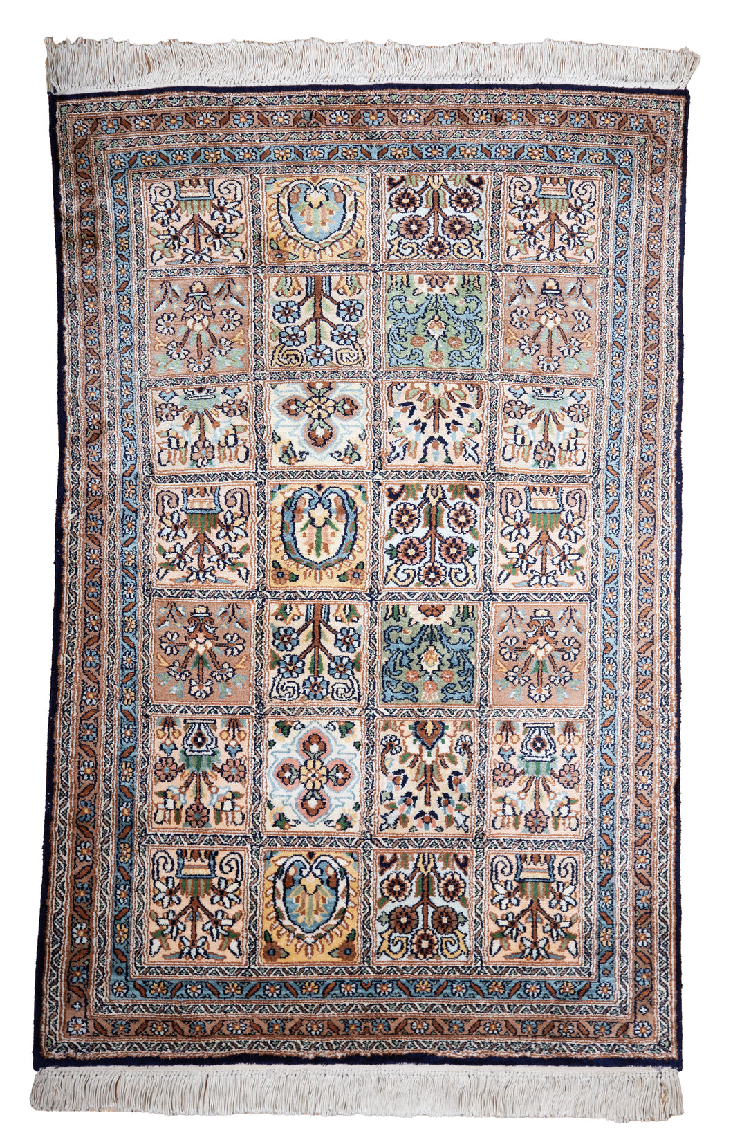 Echoes of Eden Kashmir Silk Rug