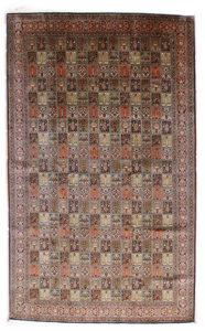 Garden Of Paradise Panel Silk Carpet