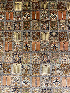 Garden Of Paradise Panel Silk Carpet