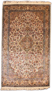 Kashmiri Kashan Silk Rug