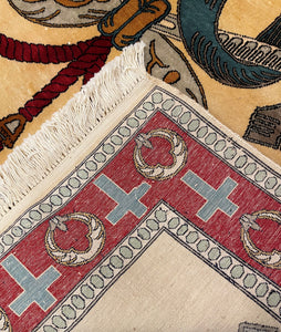 Vatican Coat Of Arms Silk Carpet