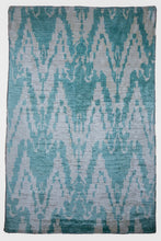 Load image into Gallery viewer, Aqua Mirage – Handmade Wool &amp; Bamboo Silk Rug
