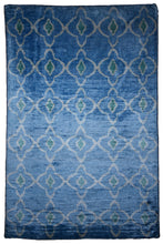 Load image into Gallery viewer, Azure Lattice Rug
