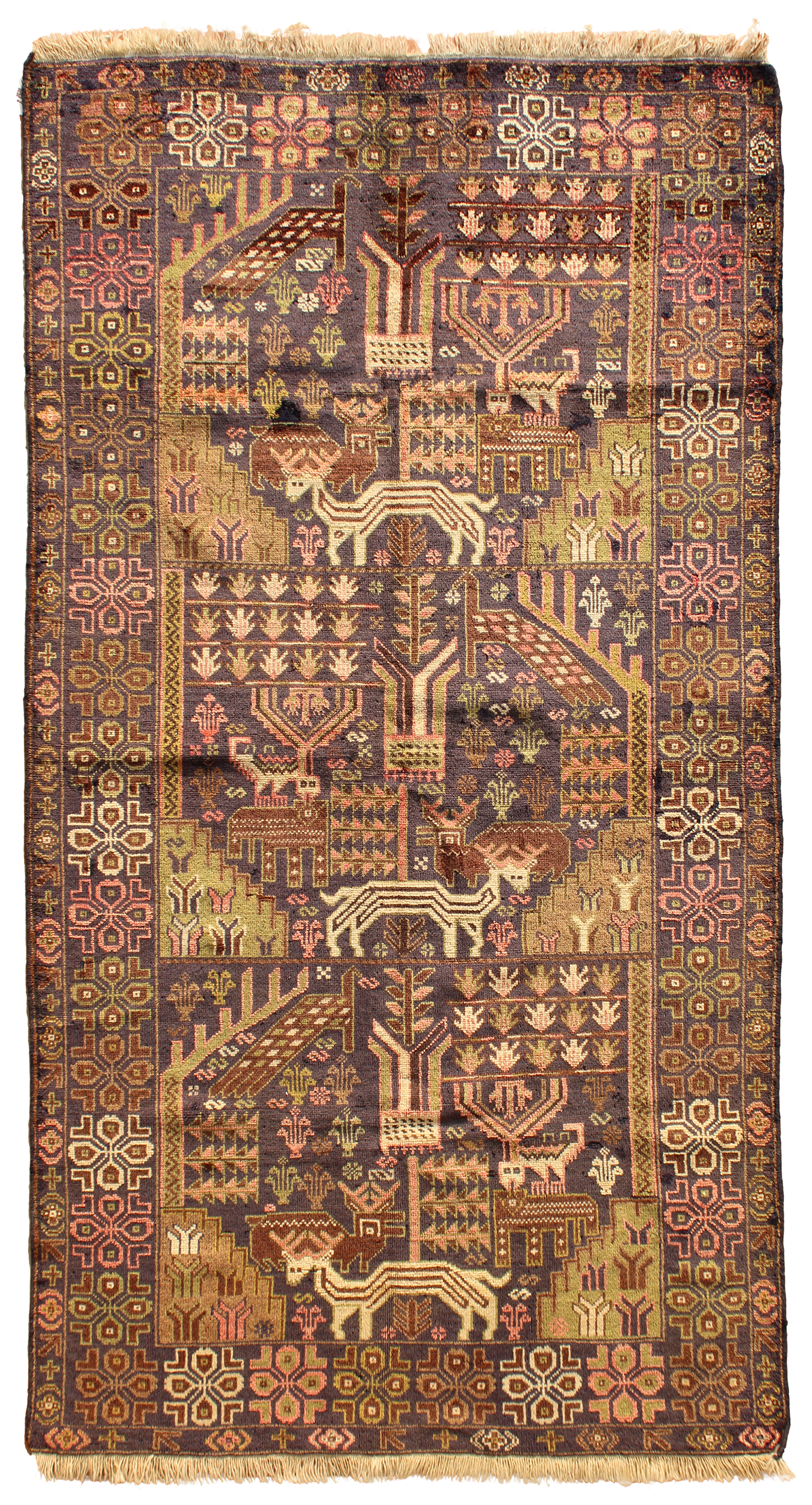 Afghan Animal Figure Rug